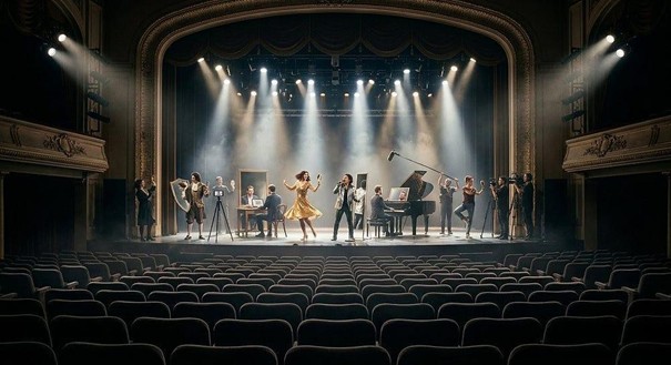 A room full of directors and no audience.