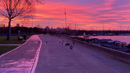 İdealtepe coast at sunrise, İstanbul
